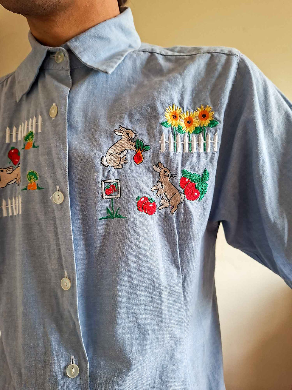 Miniatura: Camisa Signatures Vintage com bordado (tam P)