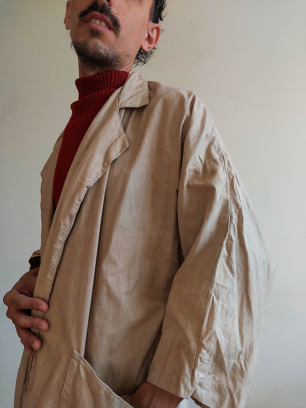 Miniatura: Sobreposição Clair anos 80 em algodão (tam XGG)