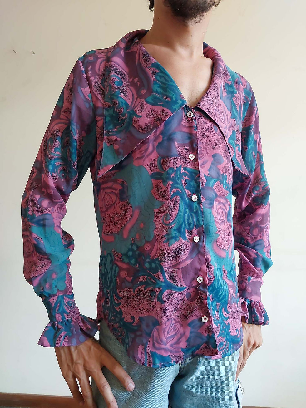 Miniatura: Camisa Raro Efeito em crepe (tam P)