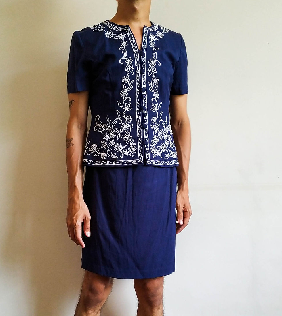 Vestido Karin Stevens Anos 80