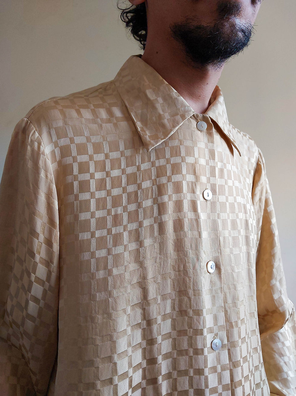 Miniatura: Camisa Seda Gold (tam G)