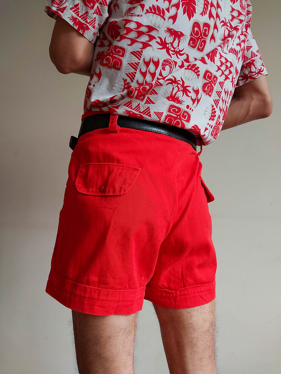 Miniatura: Short Vermelho em algodão (tam 50)