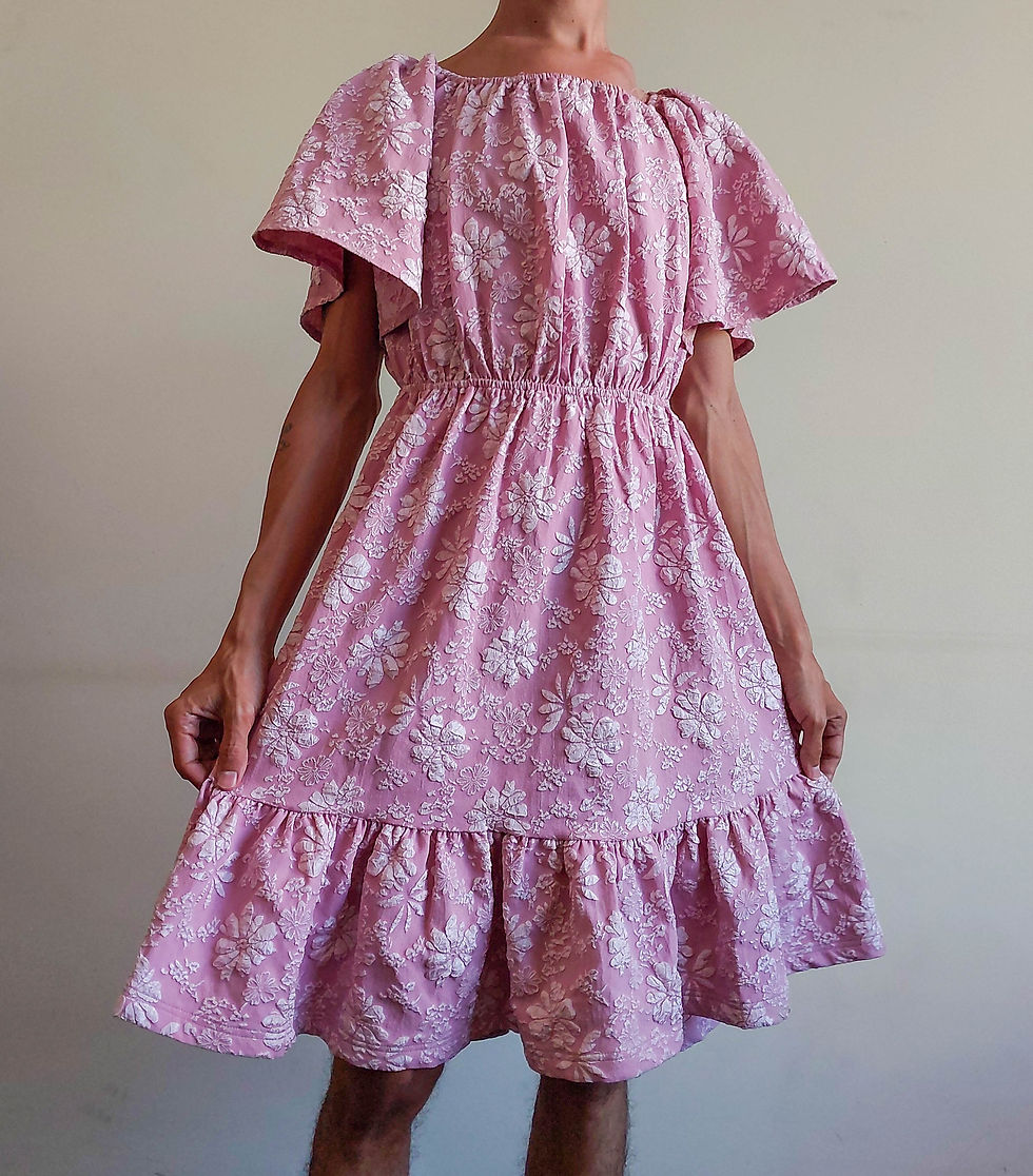 Miniatura: Vestido Babados Vintage (tam G)