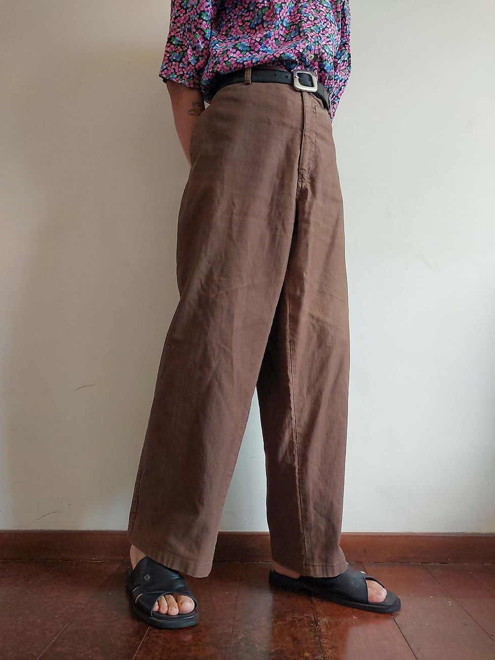 Miniatura: Calça Pntl Marrom (tam 54)