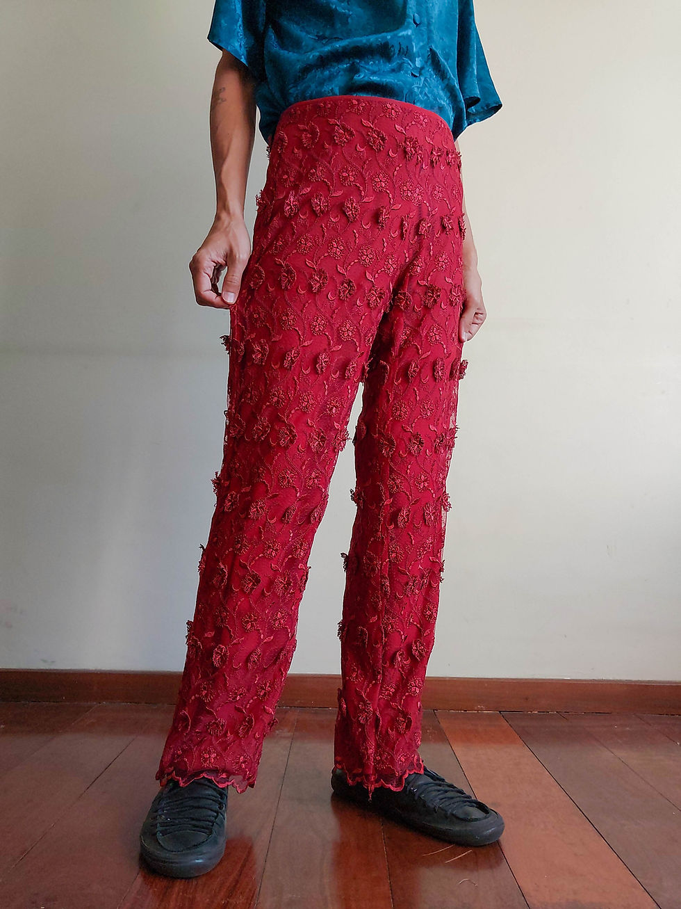 Miniatura: Calça Brasil em Gotas anos 90 (tam 38)