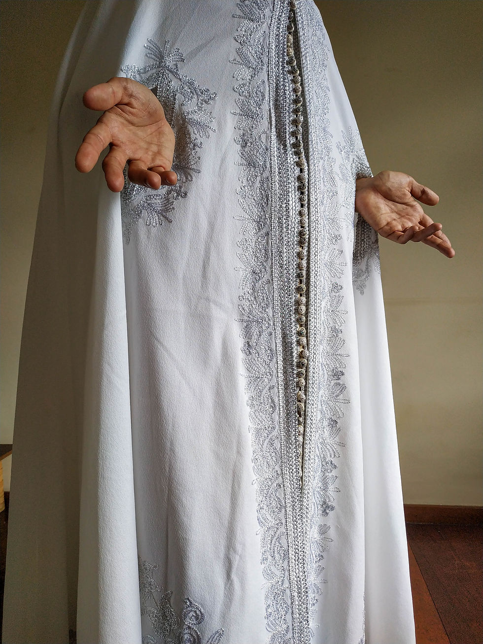 Miniatura: Kaftan Marroquino 1978 (vintage nunca usado)