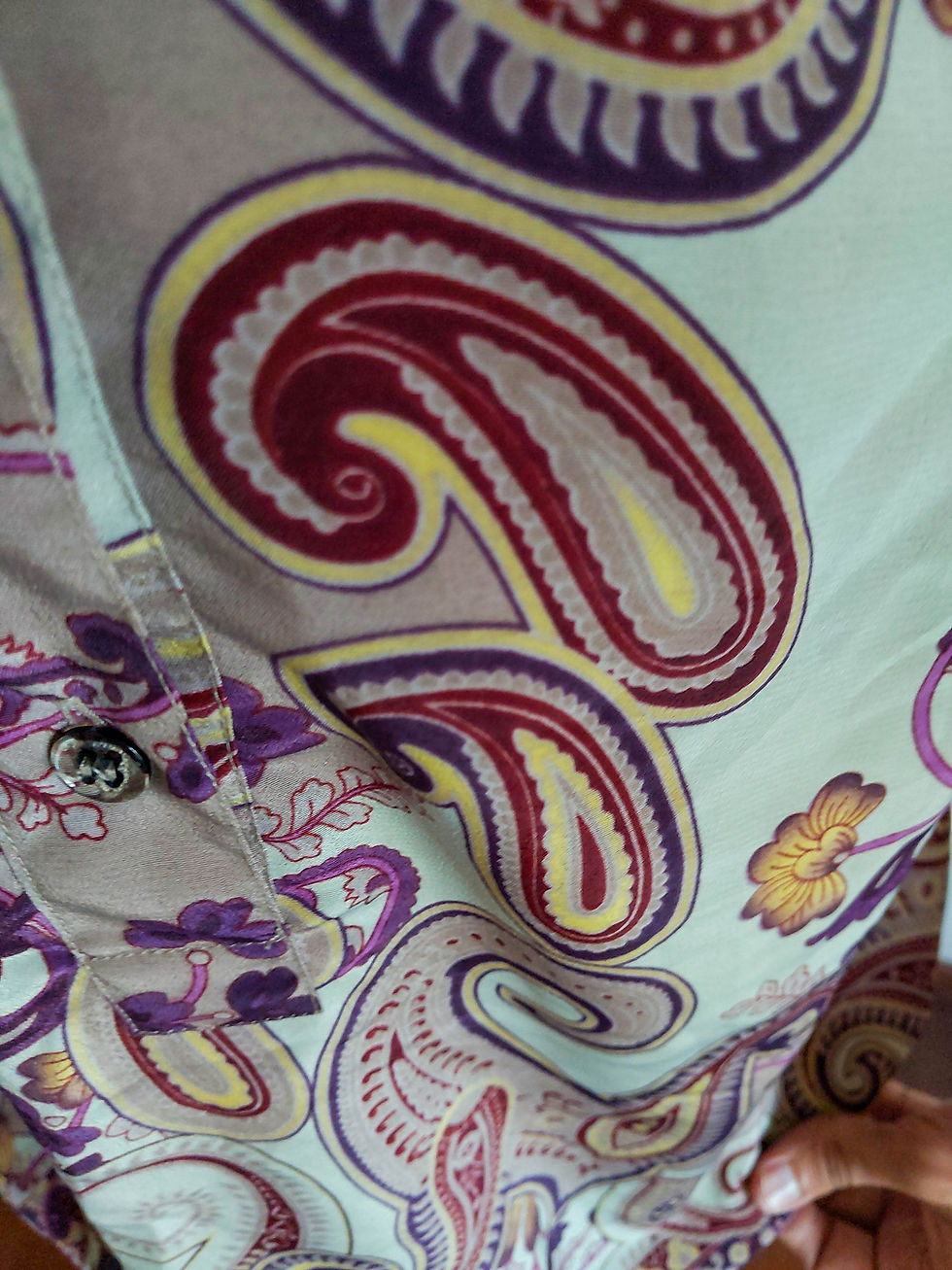 Miniatura: Camiseta Cabana Paisley anos 70 (tam M)