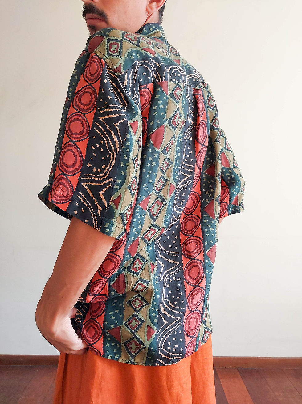 Miniatura: Camisa Vintage Pool em Seda Pura
