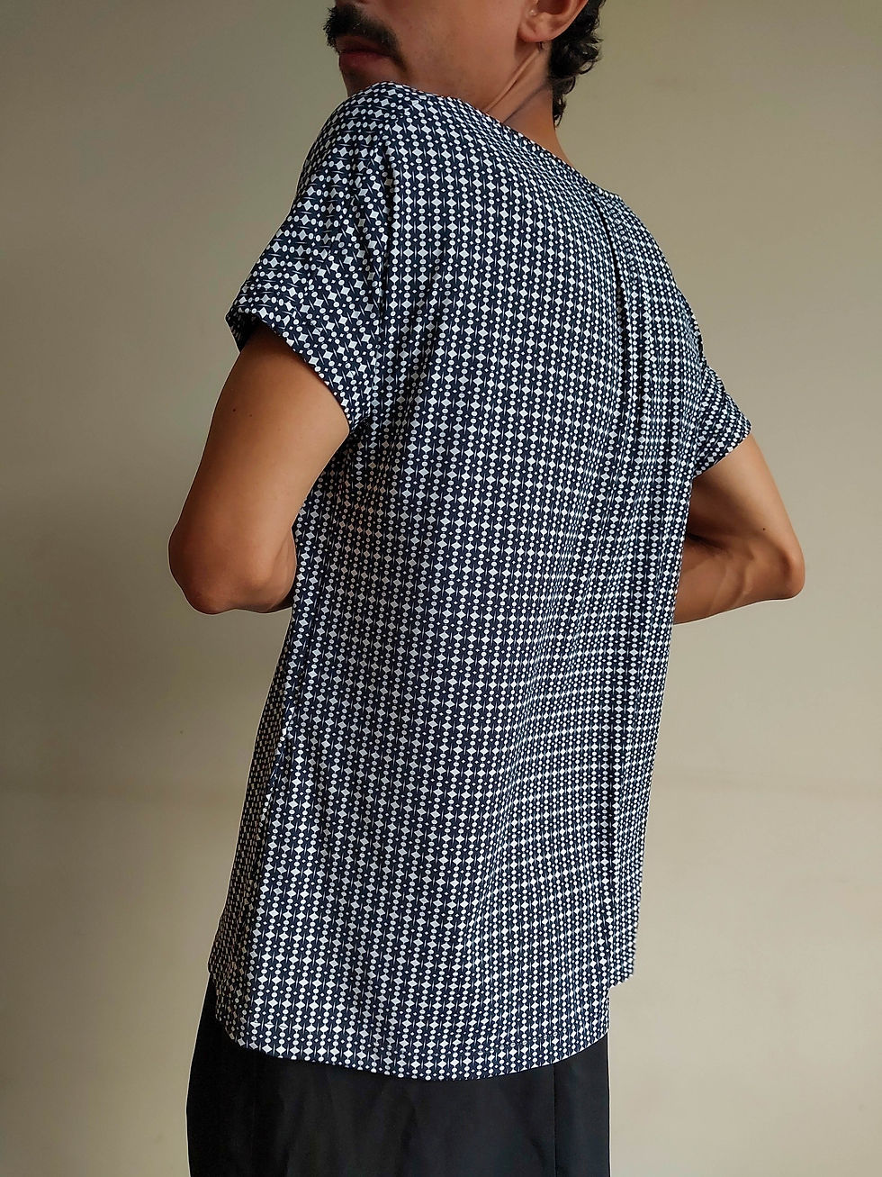 Miniatura: Camiseta Fit em malha acetinada (tam M/G)
