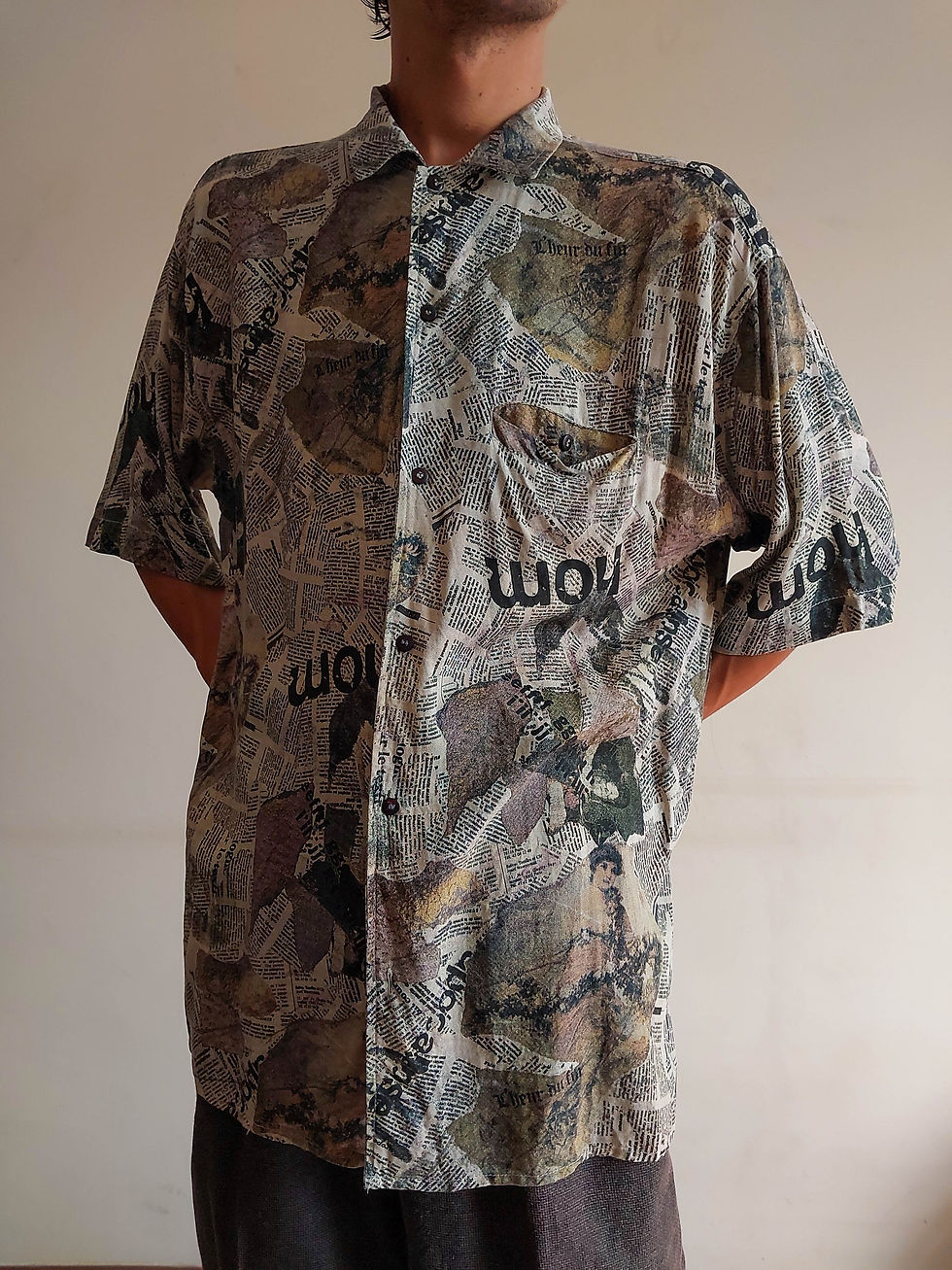 Miniatura: Camisa Recortes de Jornais anos 70 (tam G)