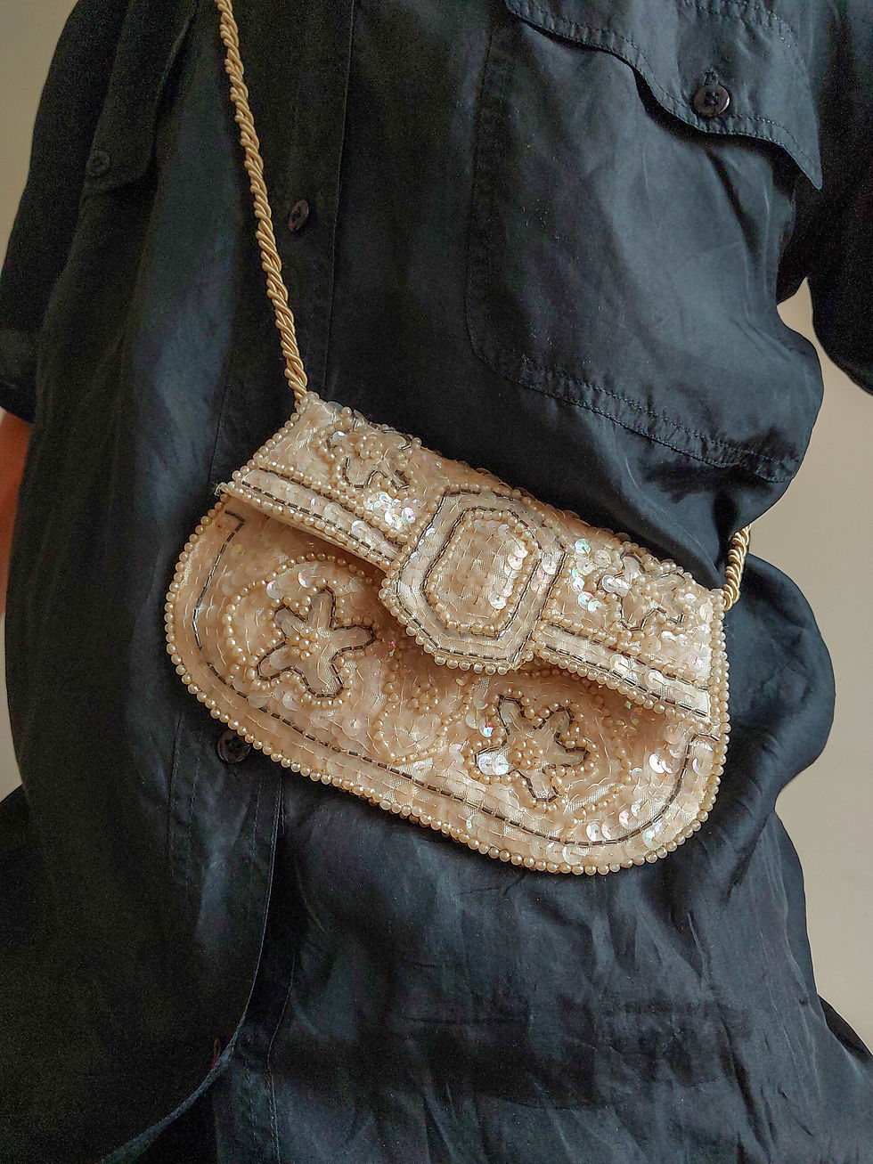 Miniatura: Bolsa Miçangas anos 60