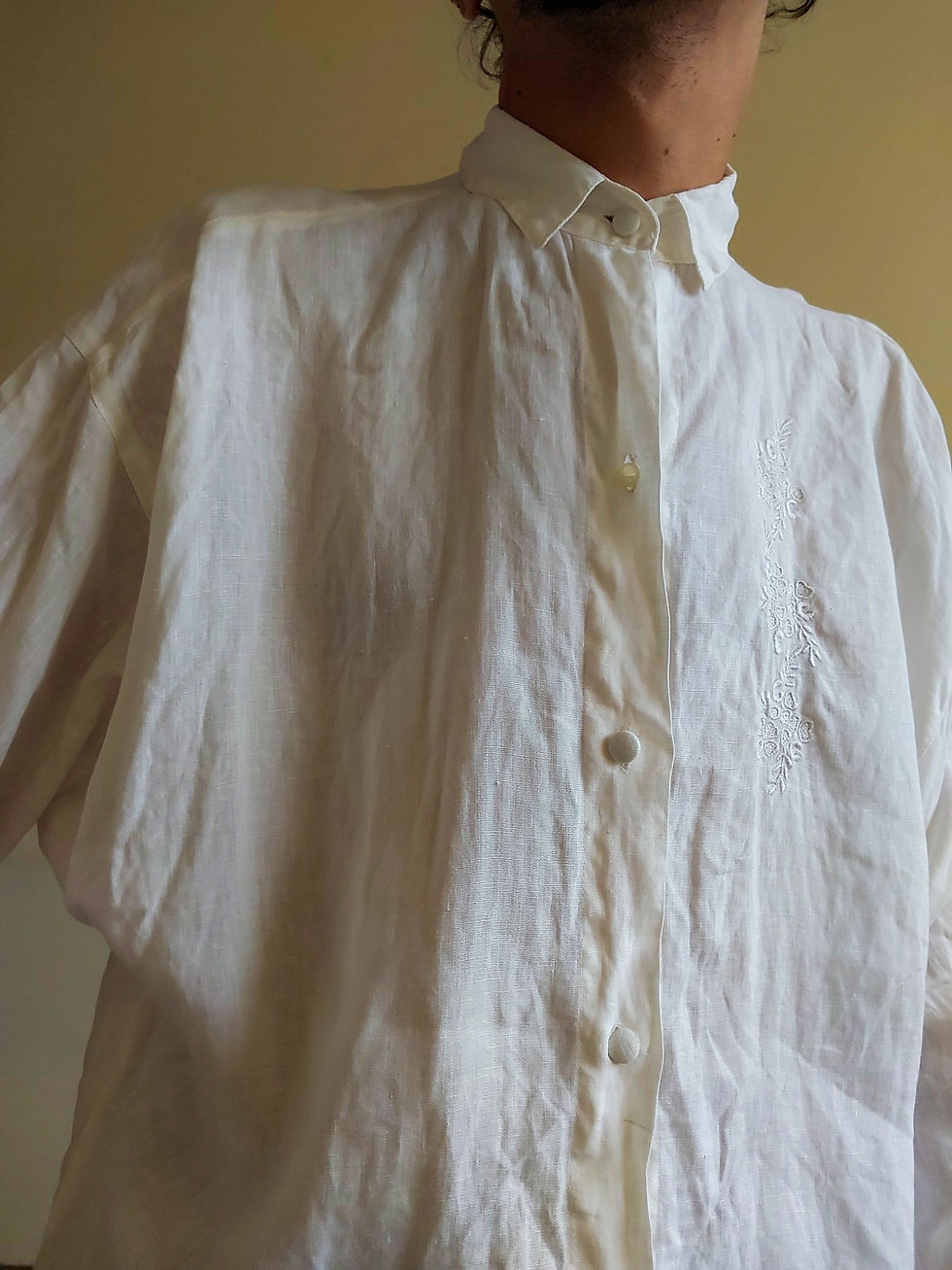 Miniatura: Camisa Vintage Nilda em Linho Brasperola (tam G)