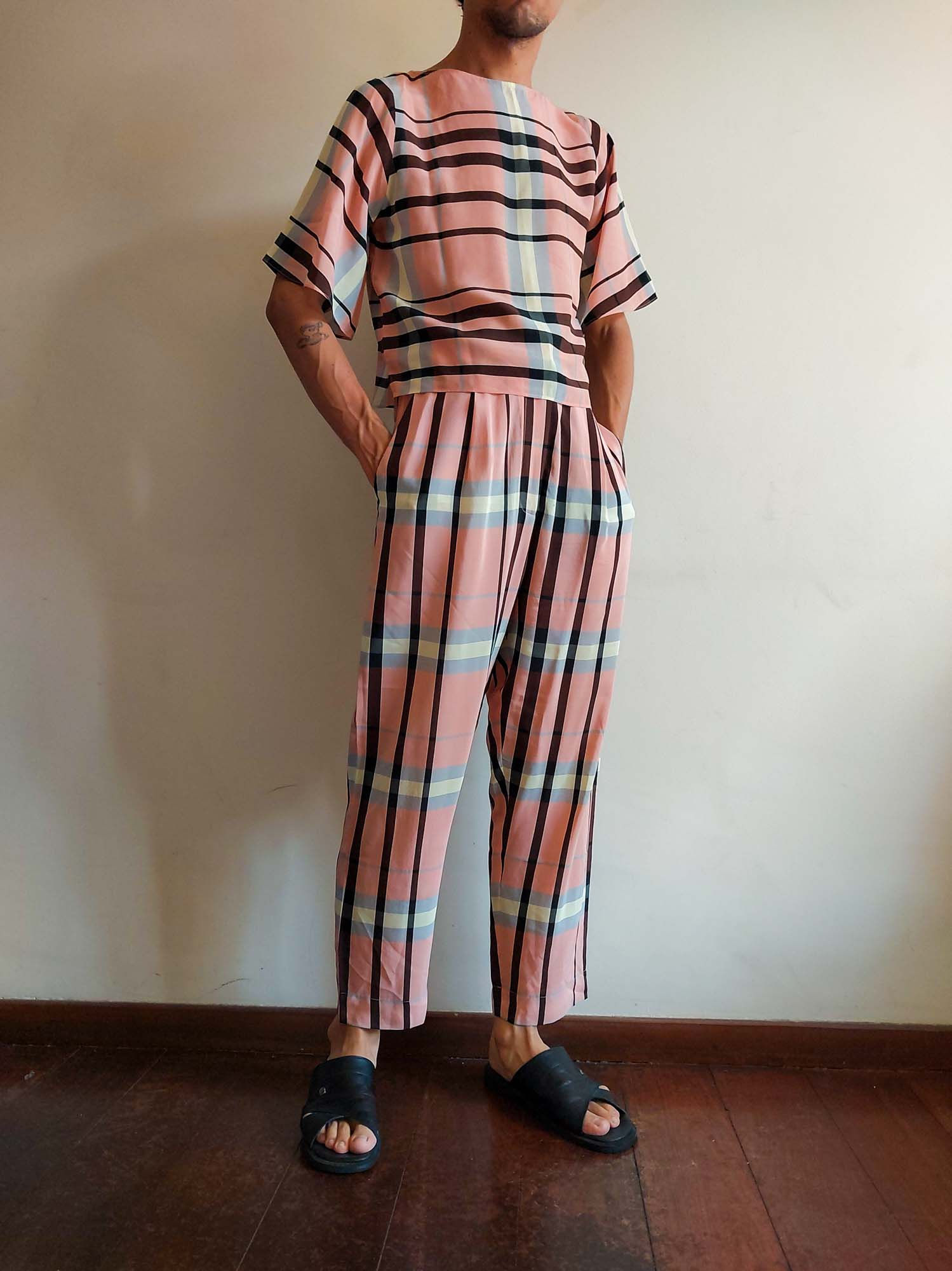 Conjunto A. Brand em seda (tam P)