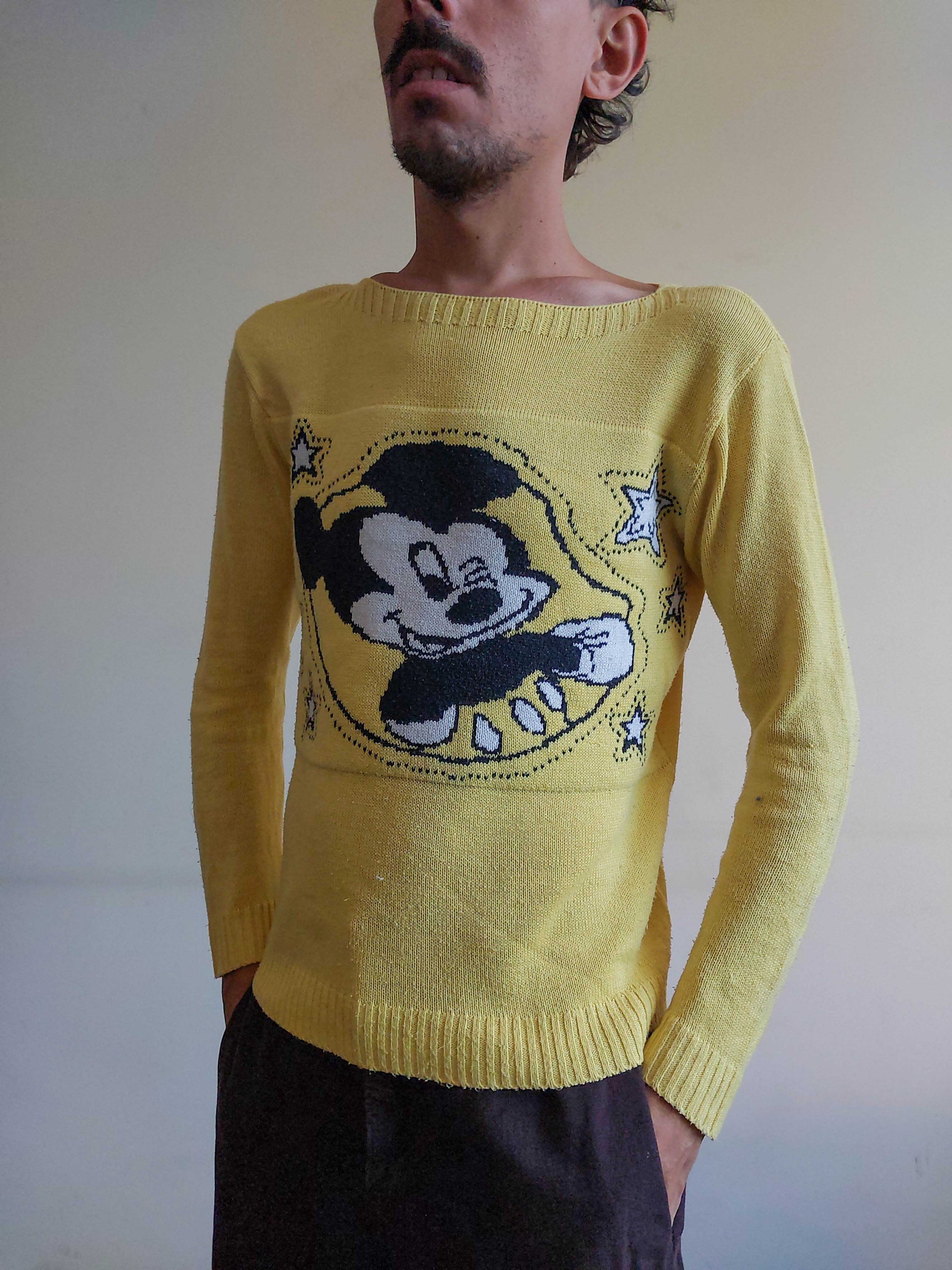 Trico Mickey amarelo (tam M)