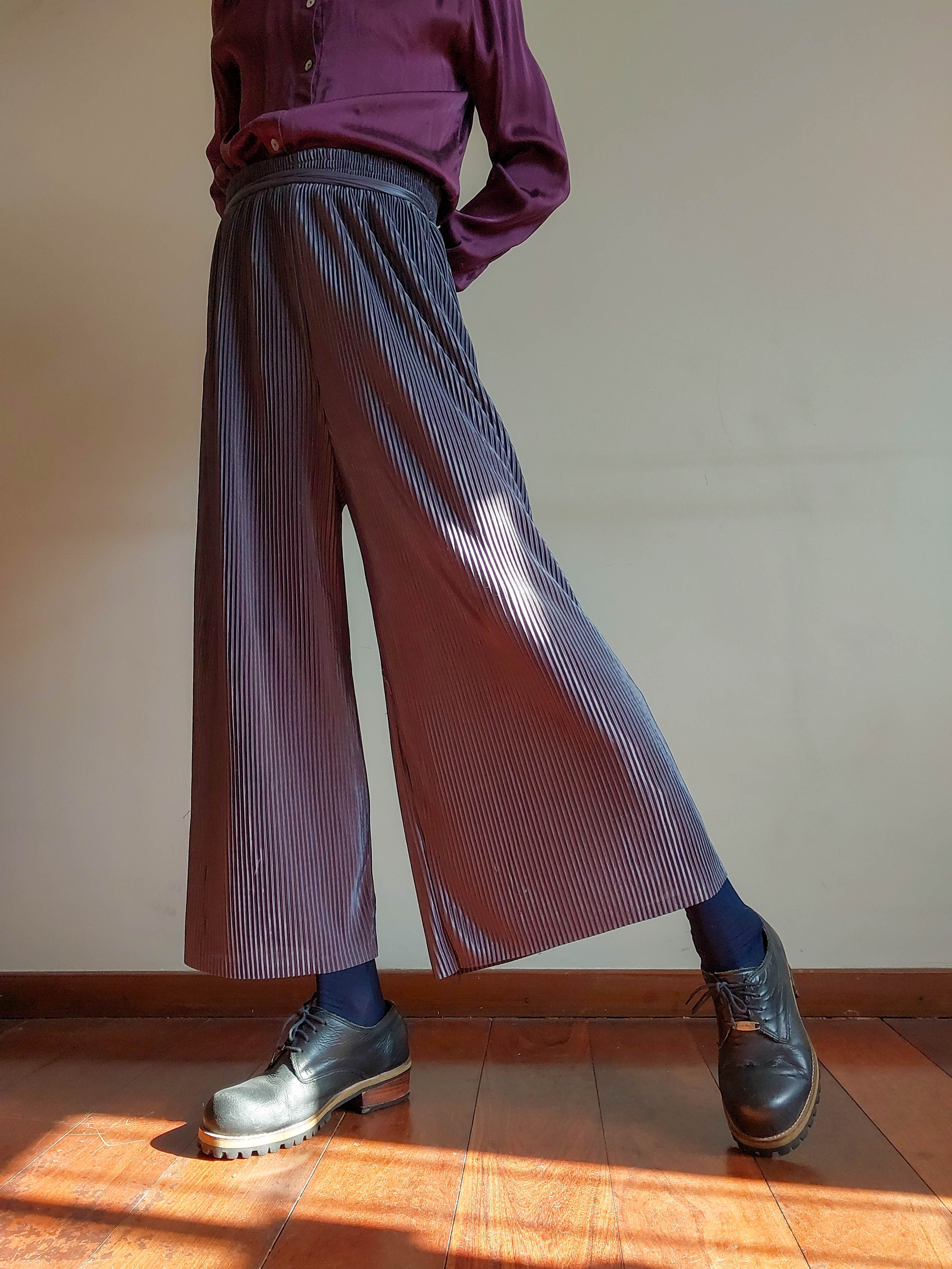 Calça Koreana anos 90 (cintura com elástico)