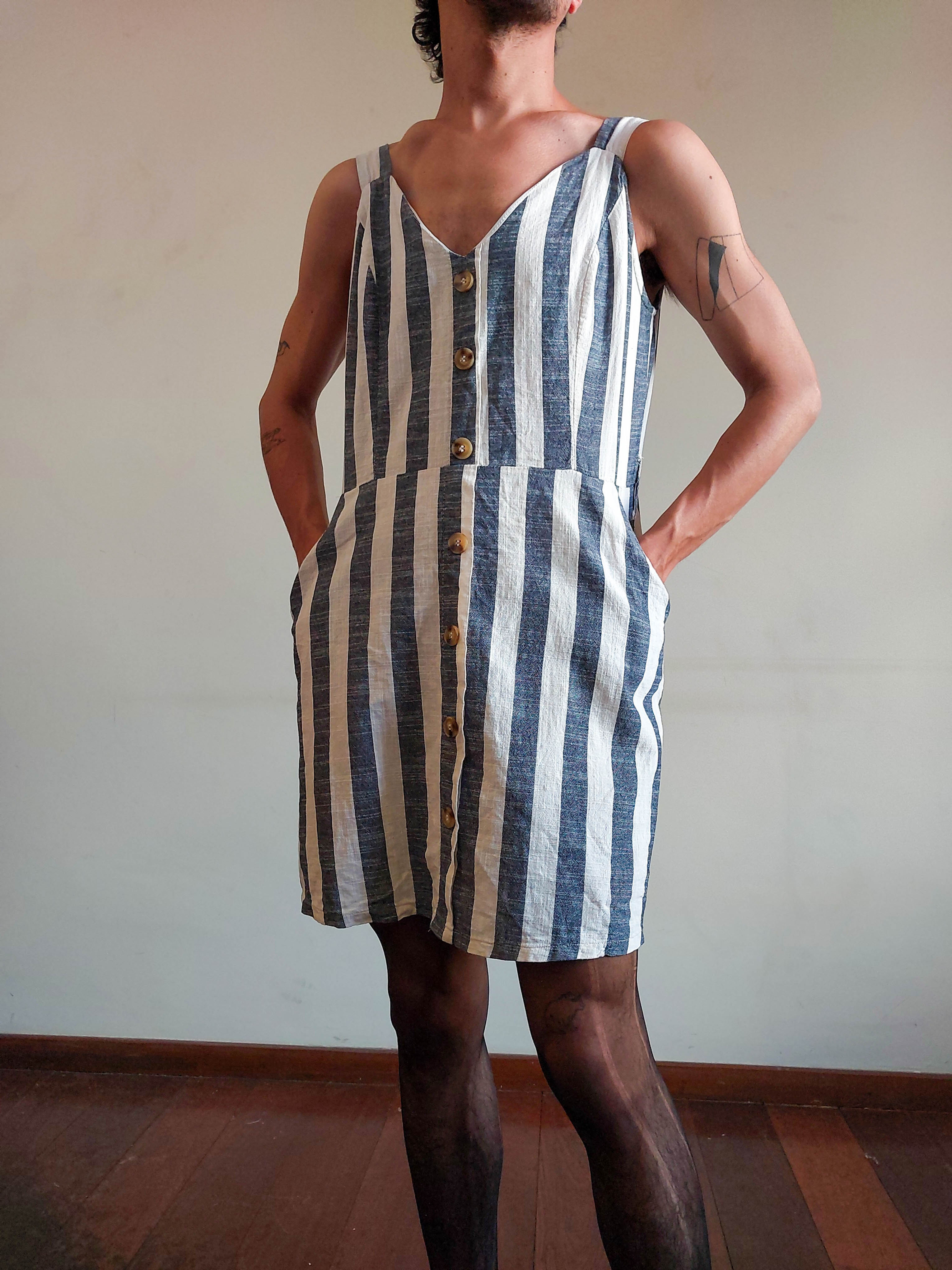 Vestido Anne Blanc em Viscolinho (tam M)