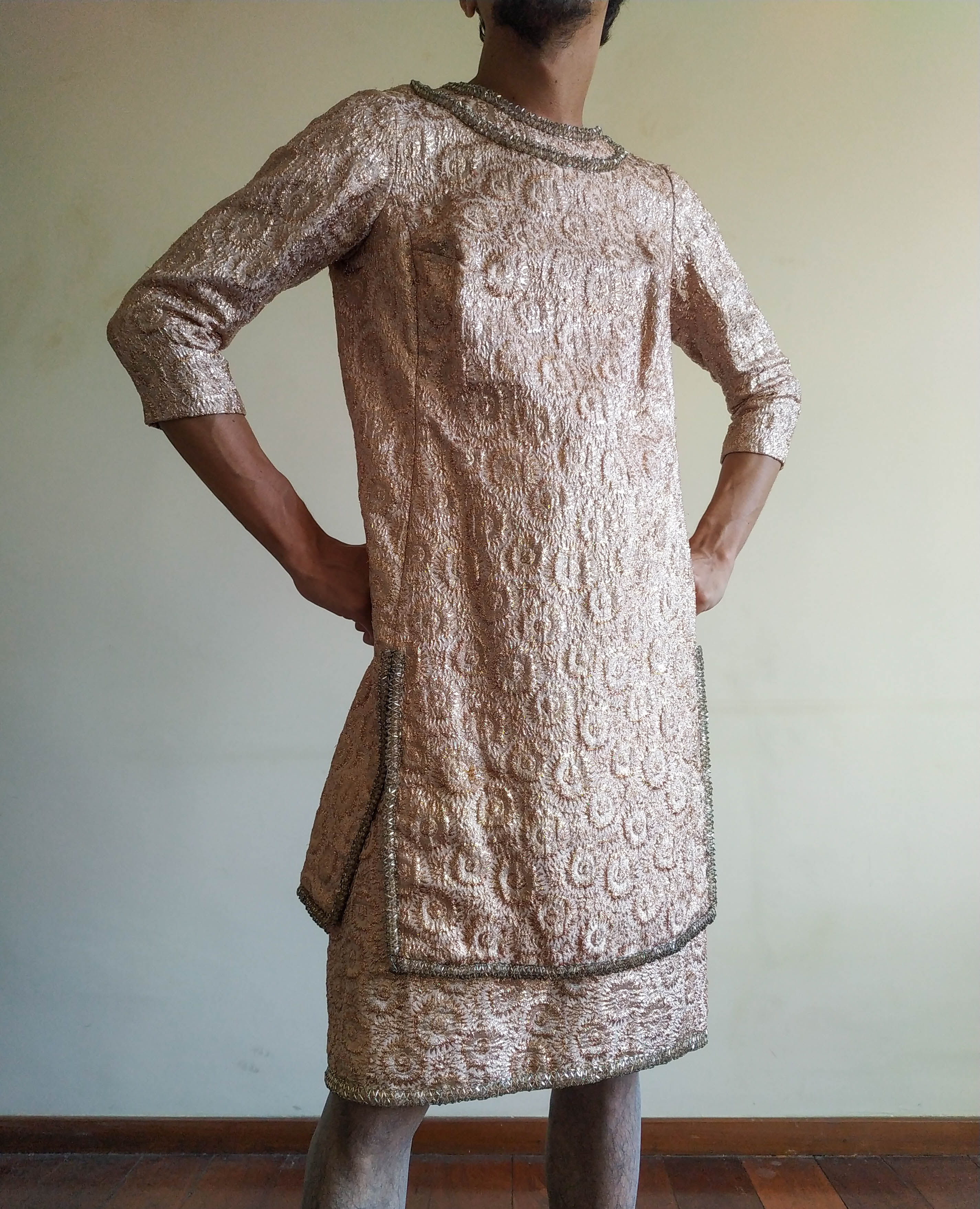 Conjunto Bata Apolo Brocado e artesanal (tam P)