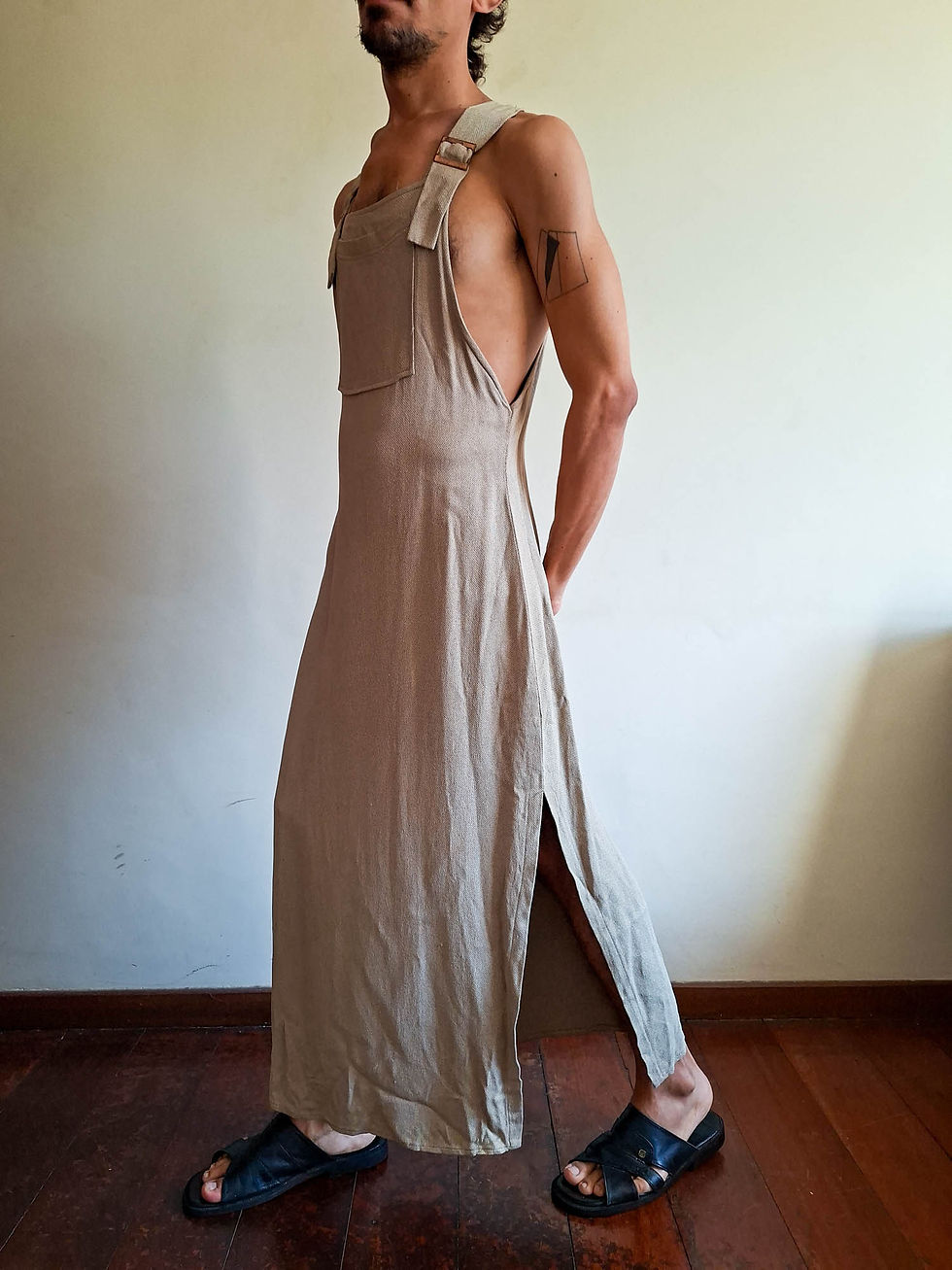 Miniatura: Vestido Jardineira Vintage (tam M)