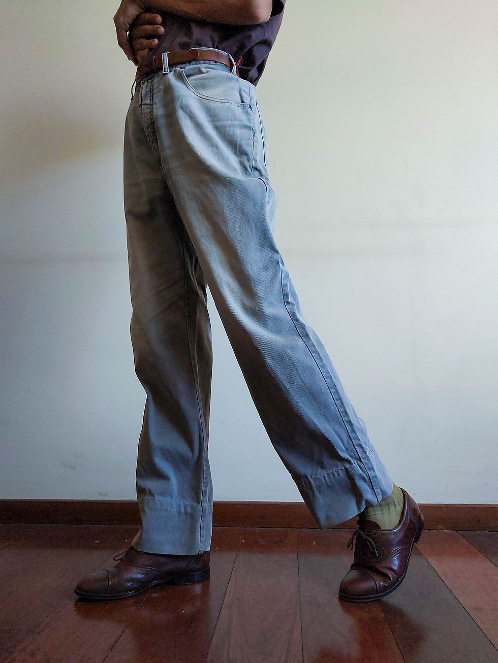 Miniatura: Calça Yves Saint Laurent em Cotelê (tam 46)