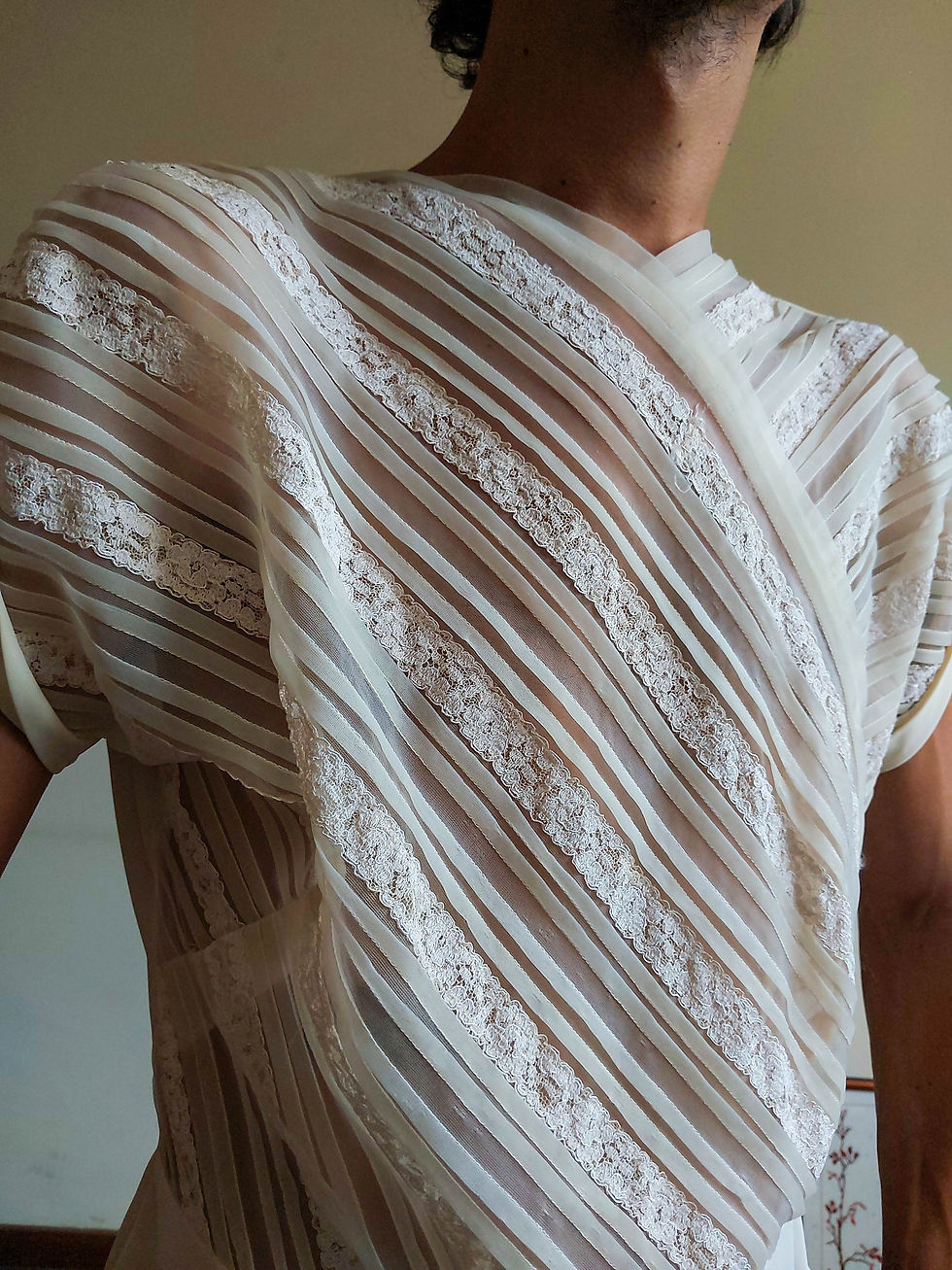 Miniatura: Camisa Entremeios Vintage (tam M)