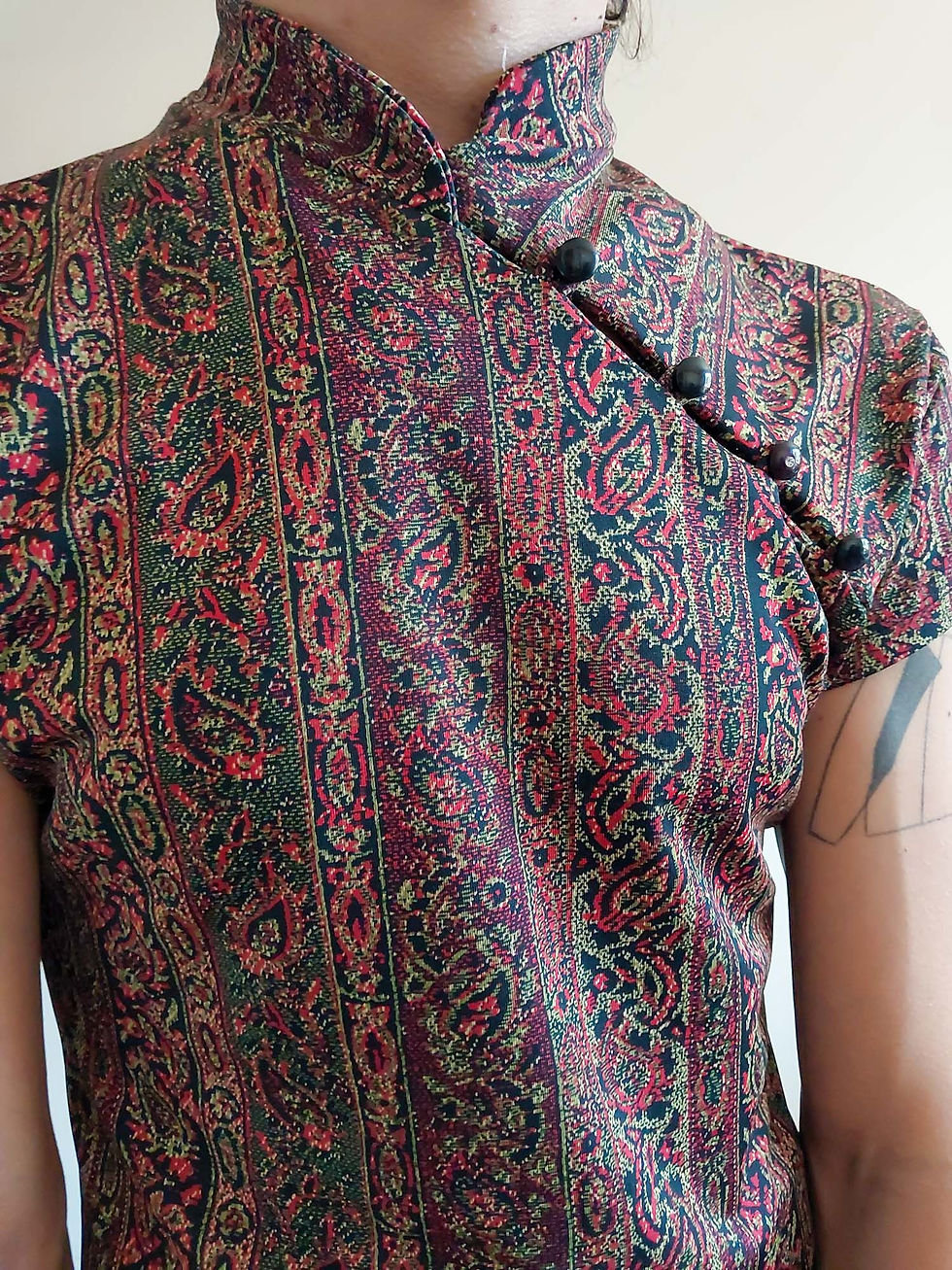Miniatura: Camiseta Paisley Oriental vintage (tam M)