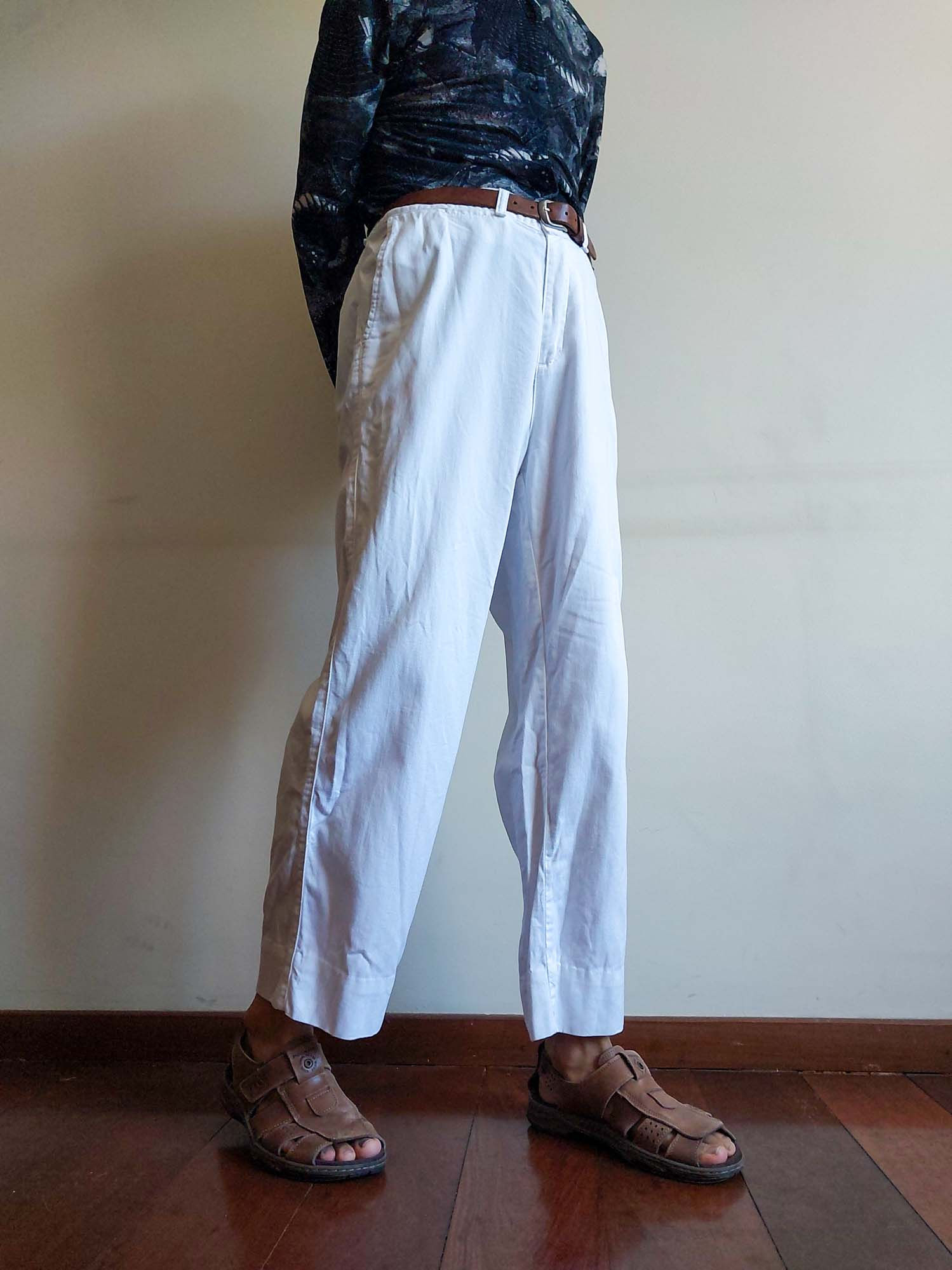 Calça Anatomia em algodão (tam 44)