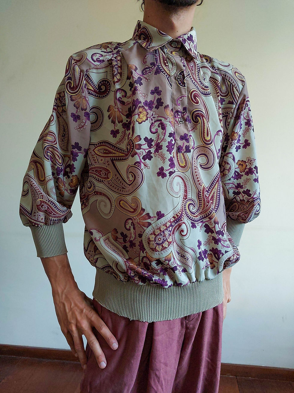 Miniatura: Camiseta Cabana Paisley anos 70 (tam M)