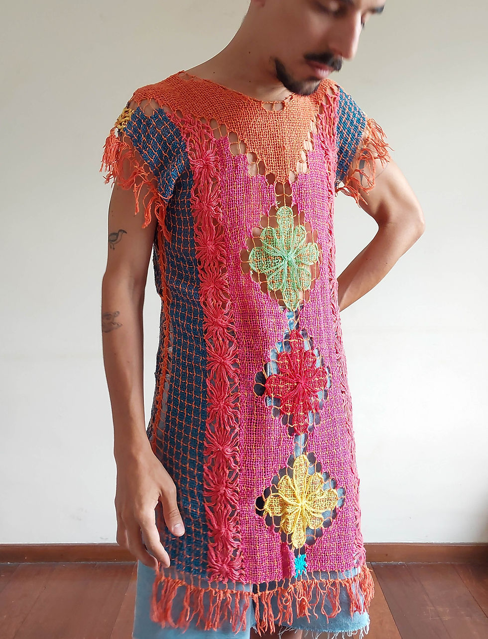 Miniatura: Camiseta Renda Filé (tam P)