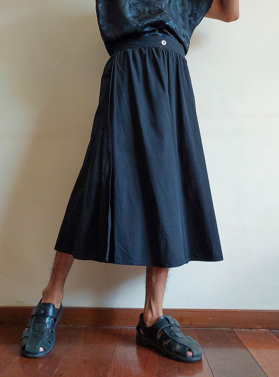 Miniatura: Calça-Saia Samurai Iaiá em algodão puro (tam 36-40)