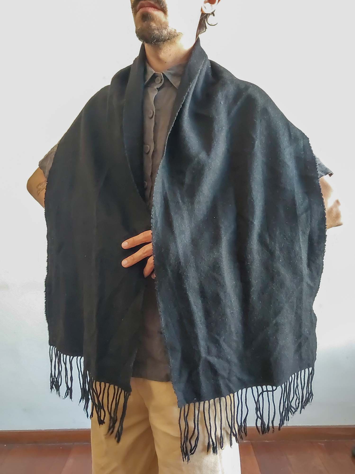 Lenço Rong Guan em lã