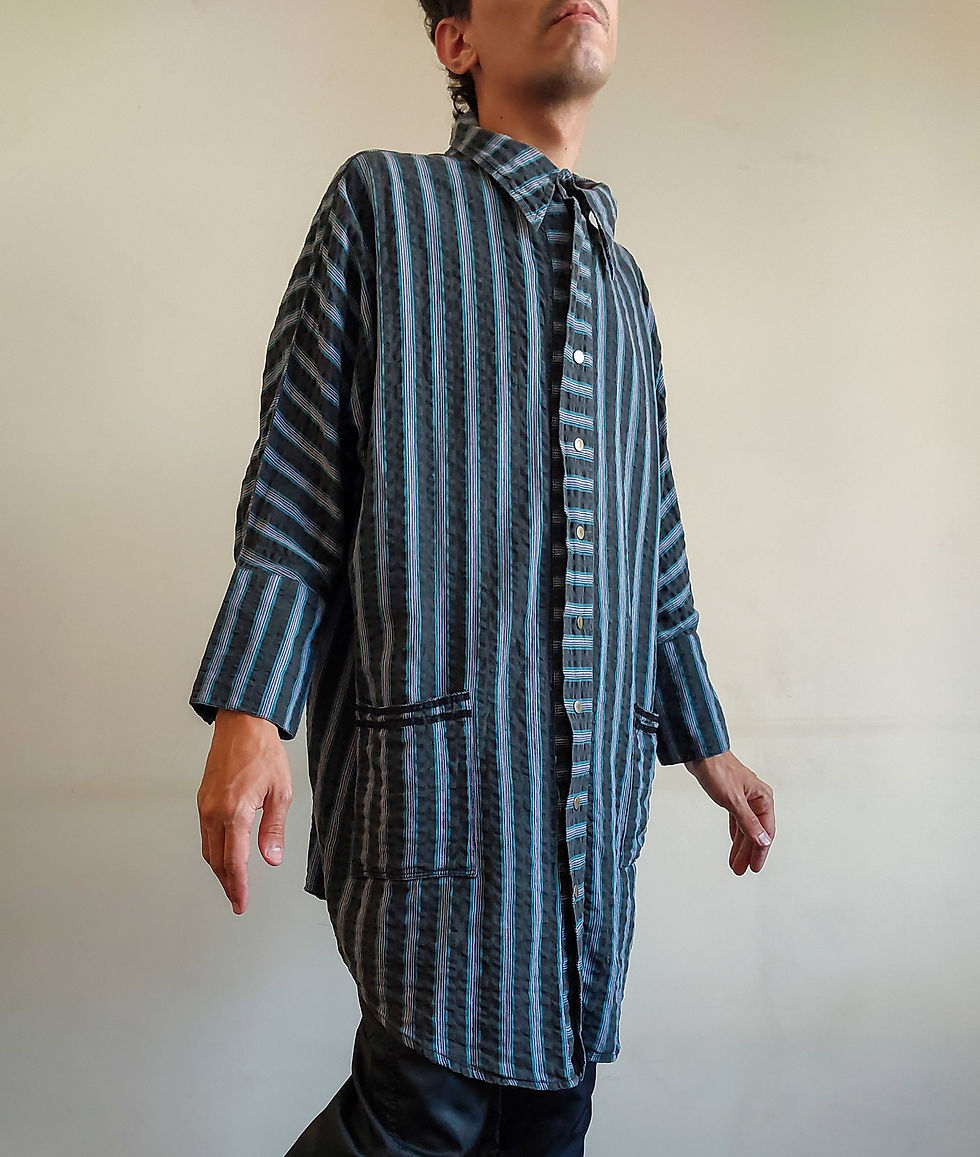 Miniatura: Chemise vintage Cashier em tecido 100% algodão (tam G)