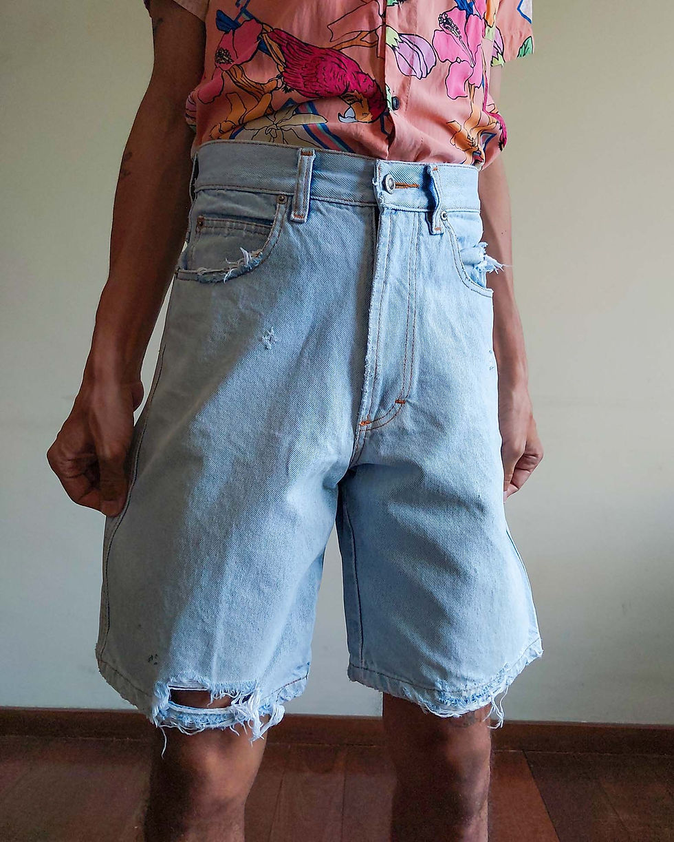 Miniatura: Short Jinglers Jeans Vintage (Tam 36)