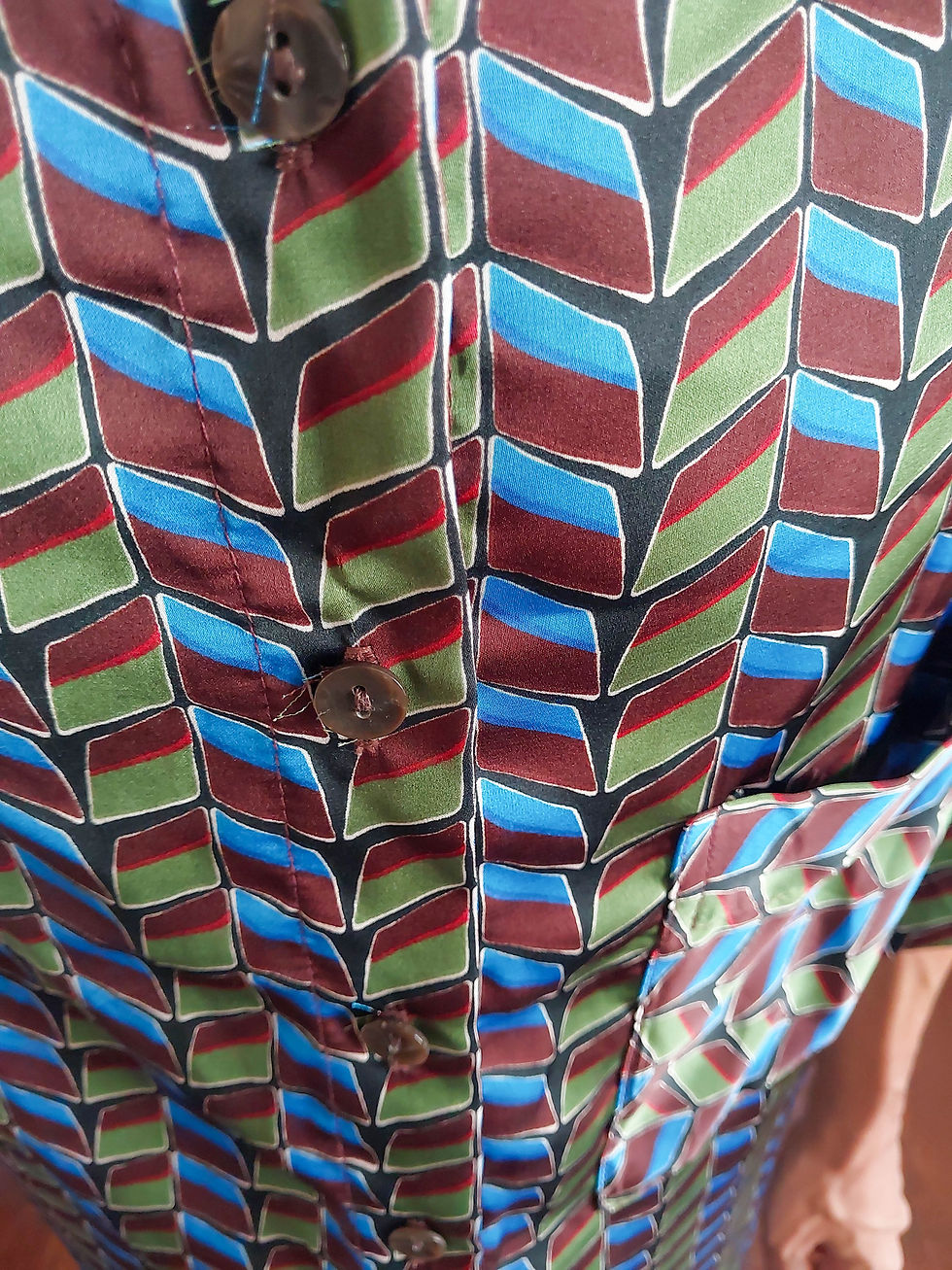 Miniatura: Camisa Chemise Zinzane em cetim (tam M)