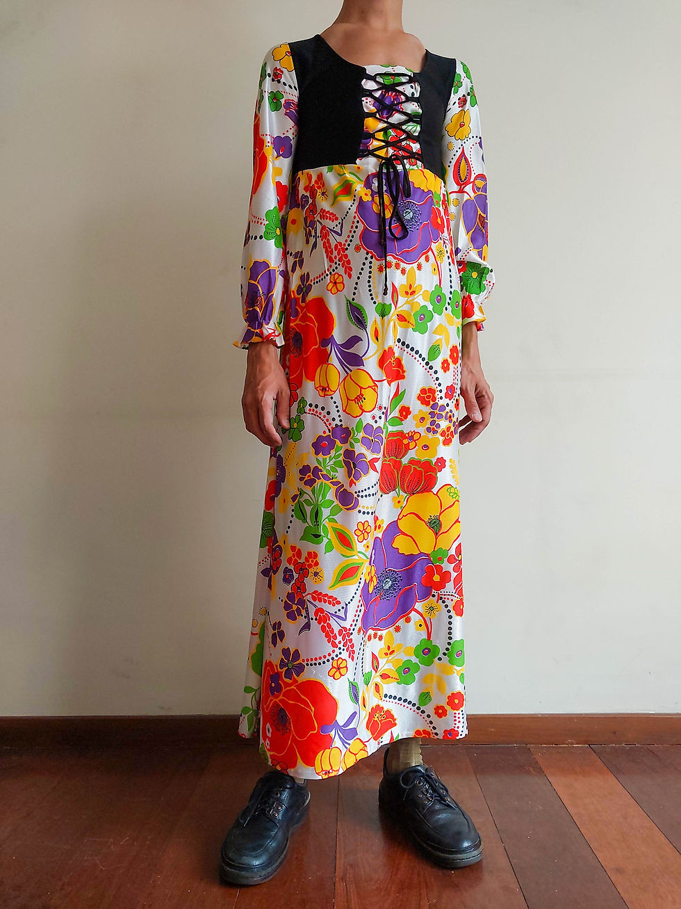 Vestido anos 60 Rita - Acervo Sra. B. (tam P)