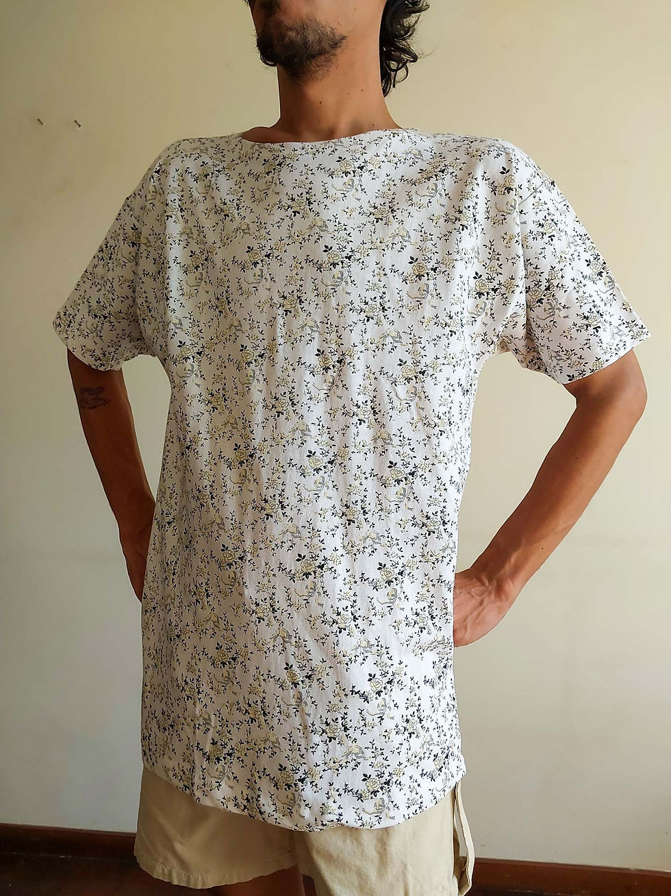 Camiseta Teens Club em algodão canelado (tam G)