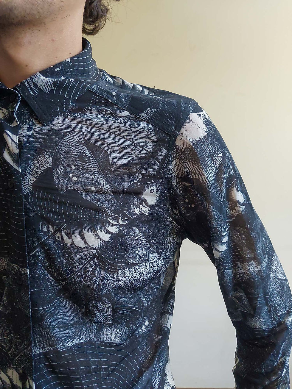 Miniatura: Camisa Coven insetos (tam P)
