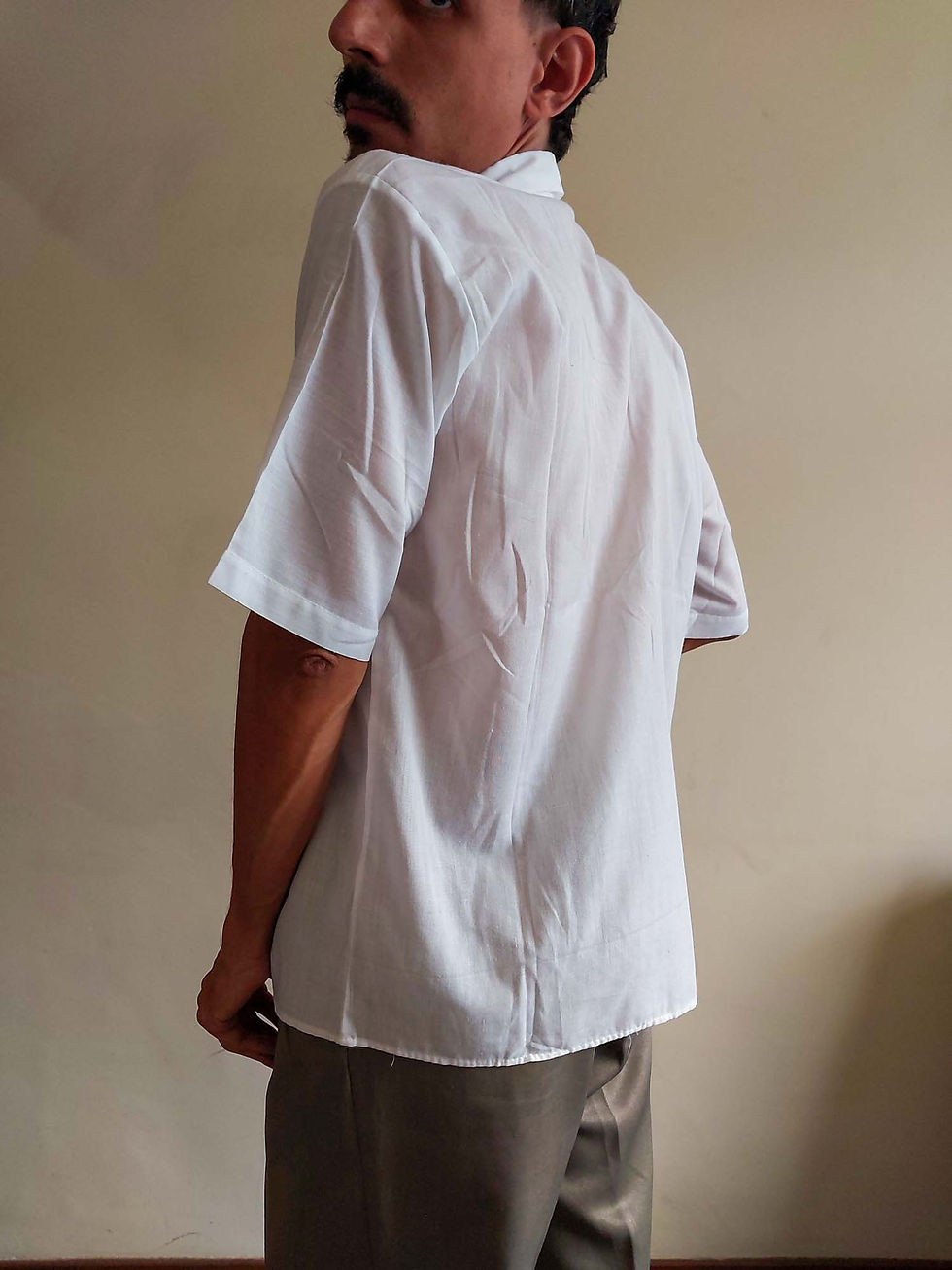 Miniatura: Camisa Ceará Vintage bordado manual (tam M)