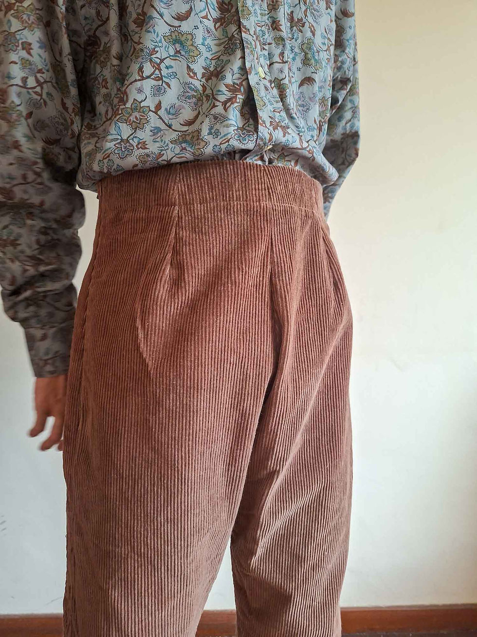 Miniatura: Calça Vintage em Veludo Cotelê (tam 38)