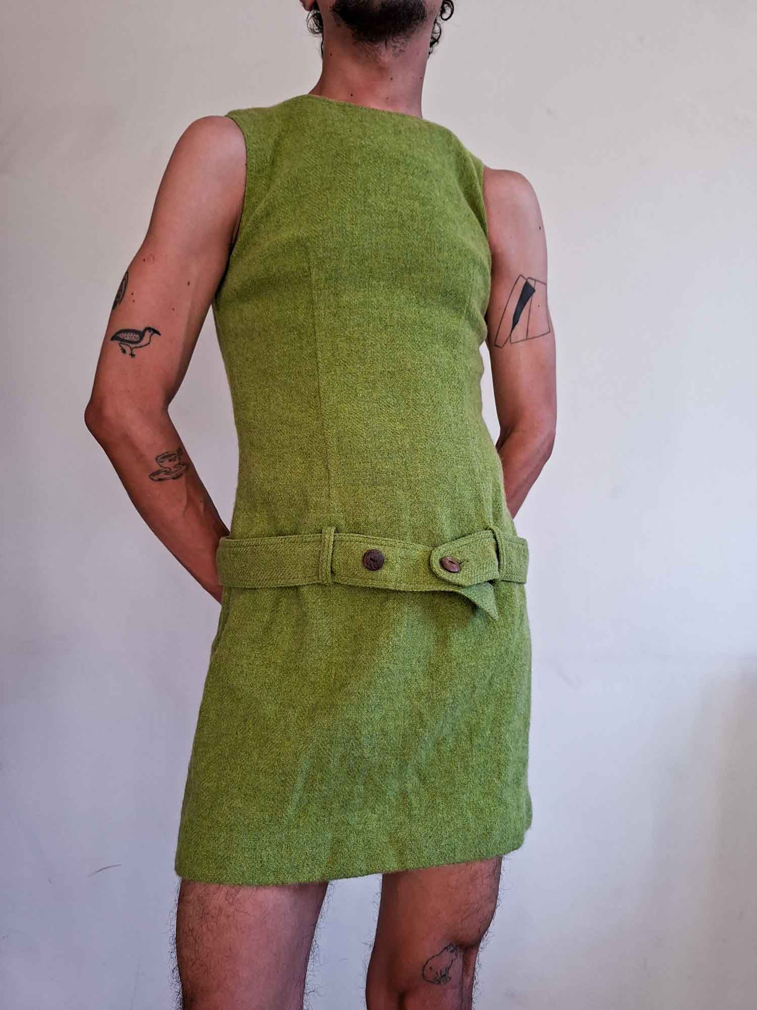 Vestido The Villager Vintage raro 1960 (tam 40)