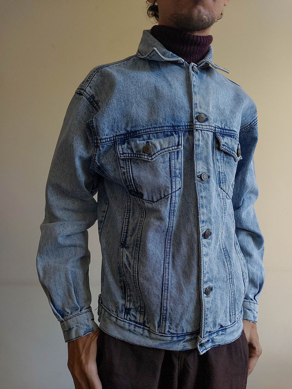 Miniatura: Jaqueta Jeans Prado anos 80 (tam G)