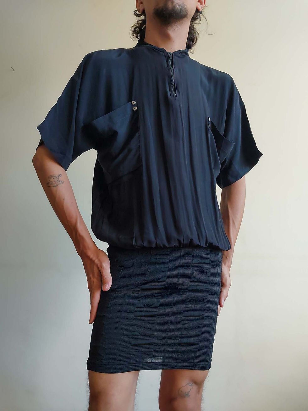 Vestido Vintage Wanda 1980 (tam M-G)