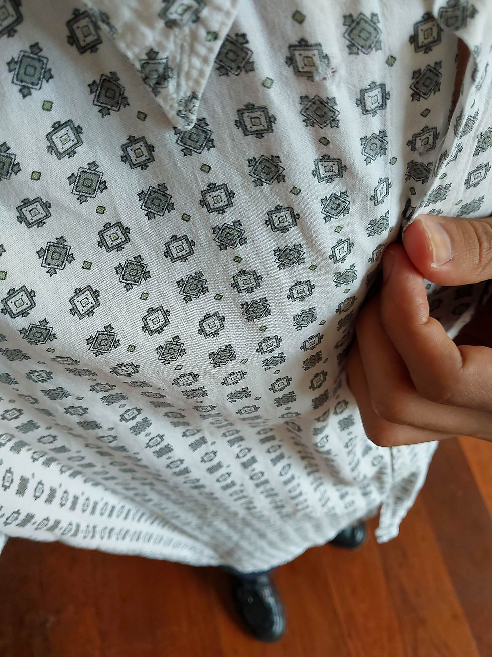 Miniatura: Camisa Vintage Geometrias (tam GG)