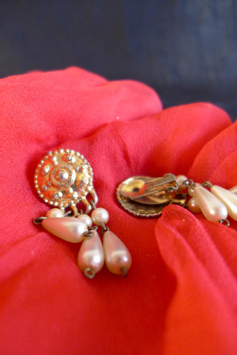 Miniatura: Brinco de Pressão Vintage Gotas