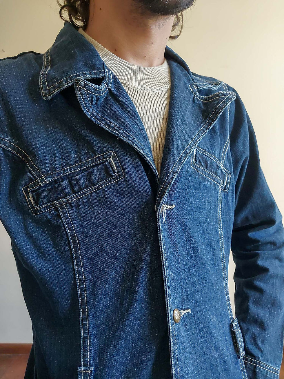 Miniatura: Sobretudo Jeans Lalyk (tam P)