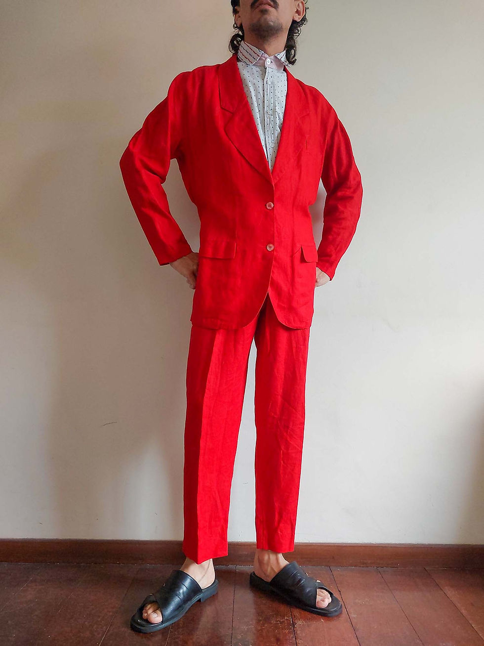Miniatura: Blazer Alice Tapajós em Linho Puro vintage (P a M)