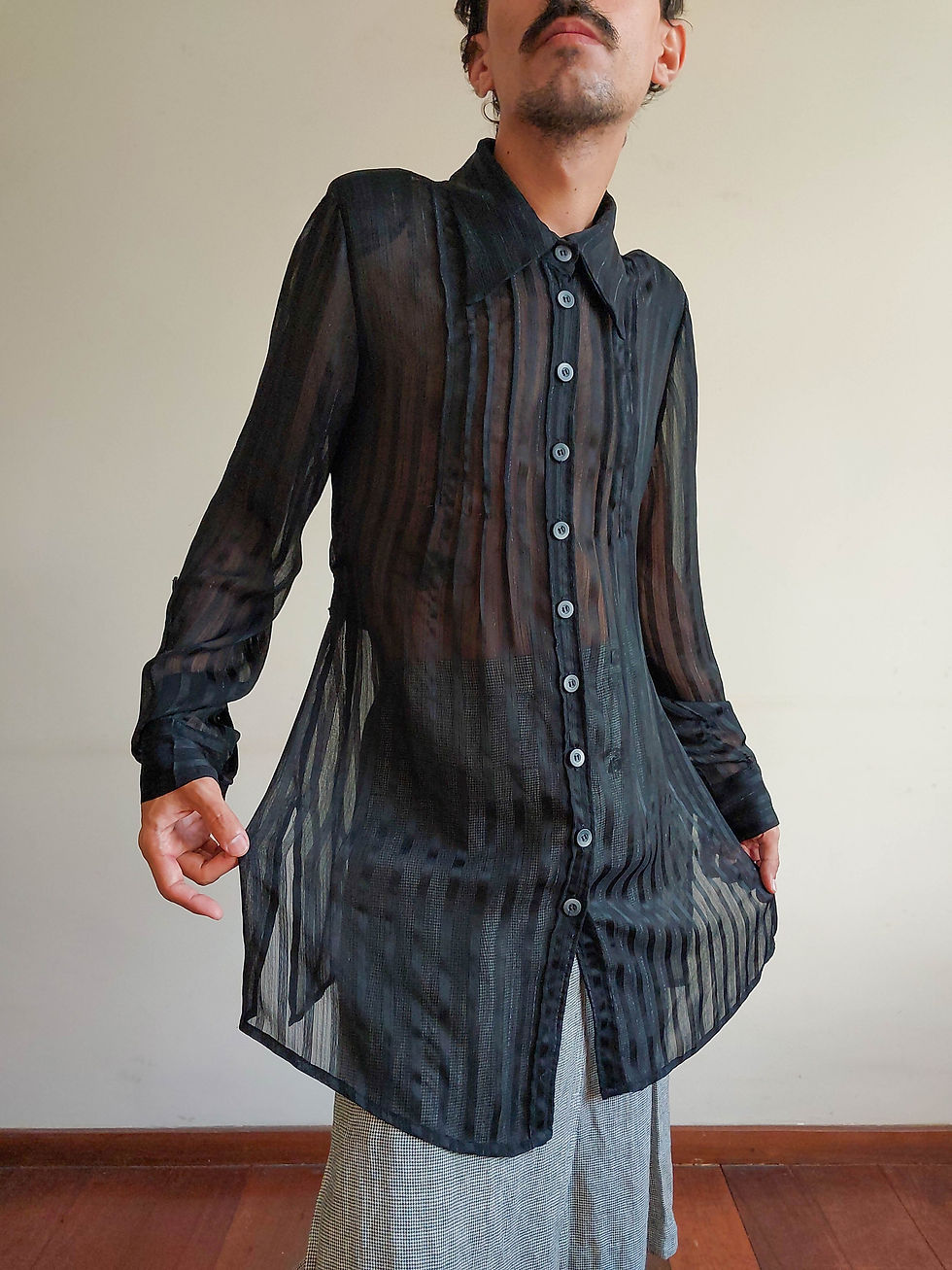 Camisa Sensitive em Crepe (tam M)