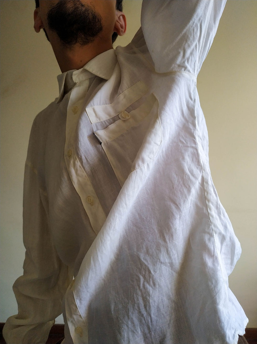 Miniatura: Camisa Vintage Hamilton em Linho Puro (tam G)