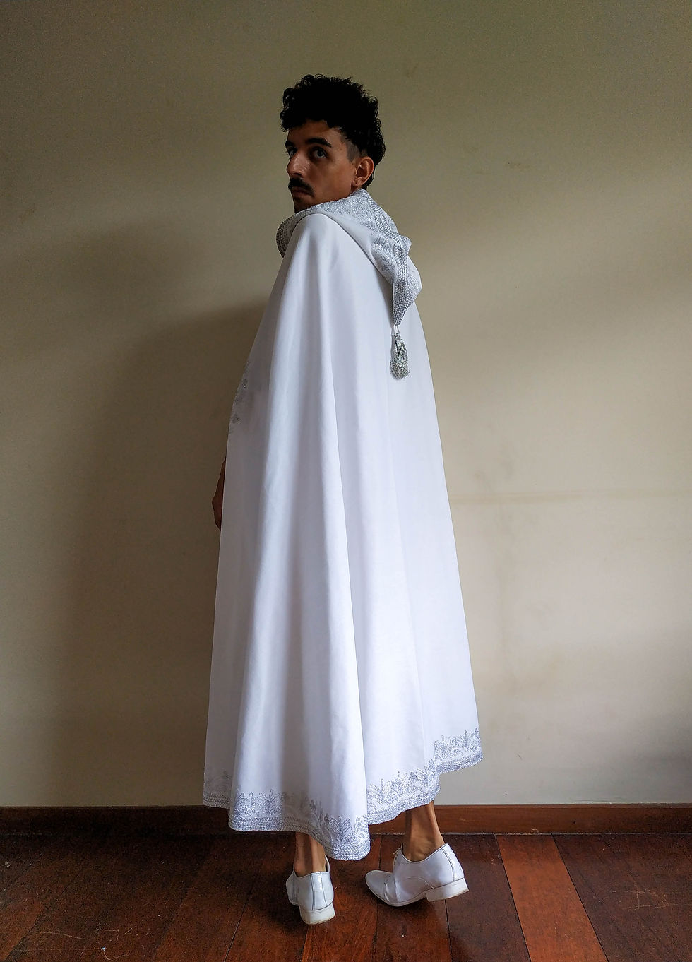Miniatura: Kaftan Marroquino 1978 (vintage nunca usado)