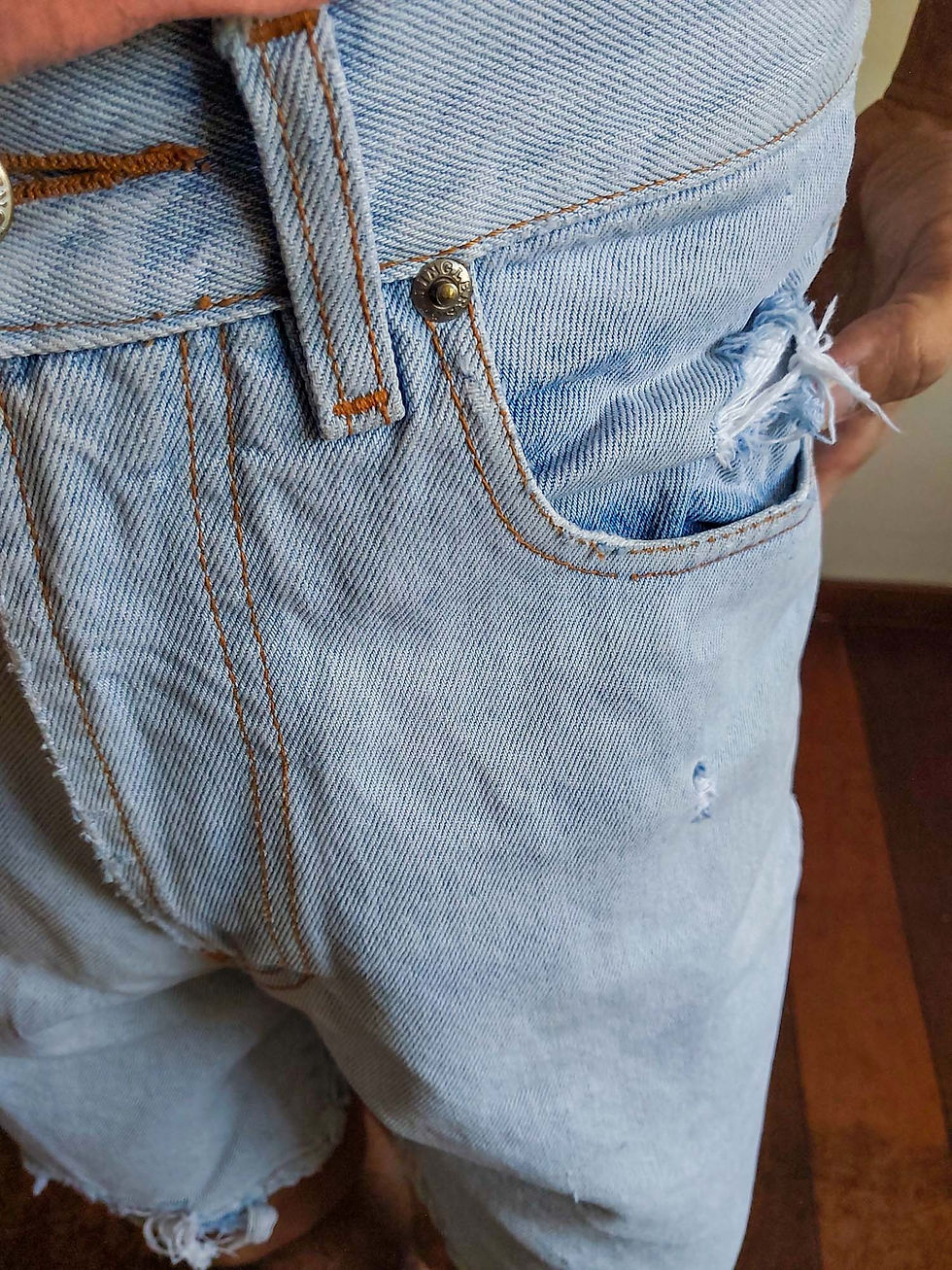 Miniatura: Short Jinglers Jeans Vintage (Tam 36)