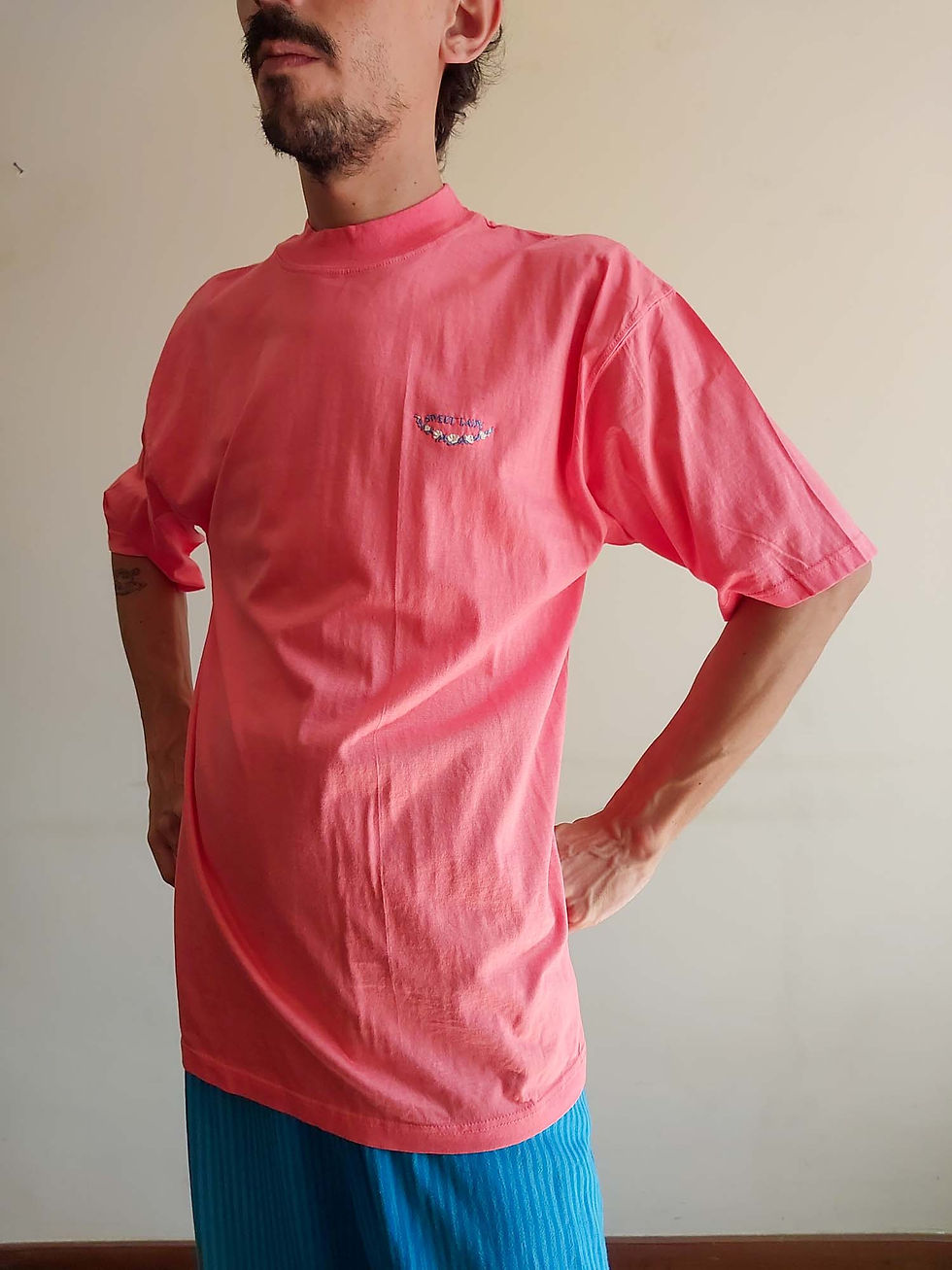 Miniatura: Camiseta Sweet Lady rosa em algodão (tam G)